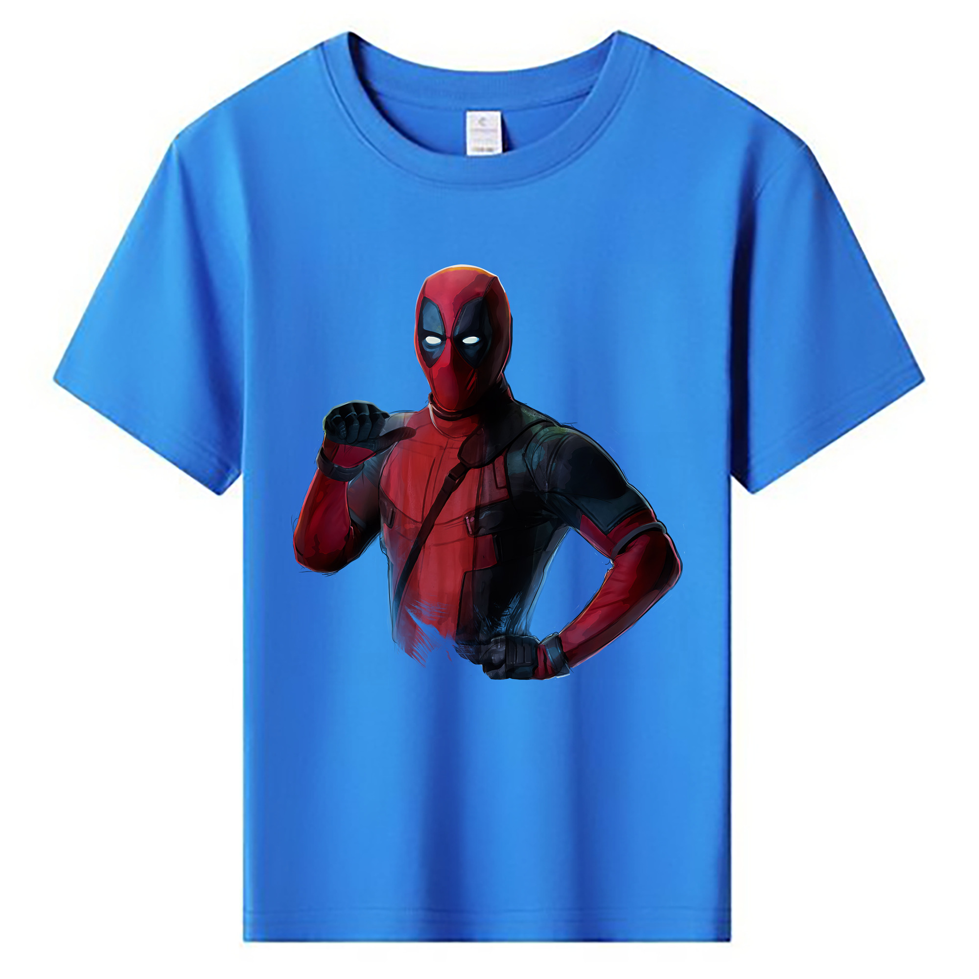 （画像用） Deadpool デッドプール 綿100％キッズTシャツ（フロントプリント）